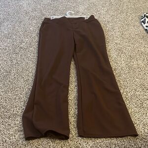 Brown Boot Cut Flare Pants